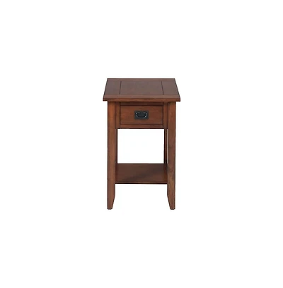 Mission Oak Chairside Table