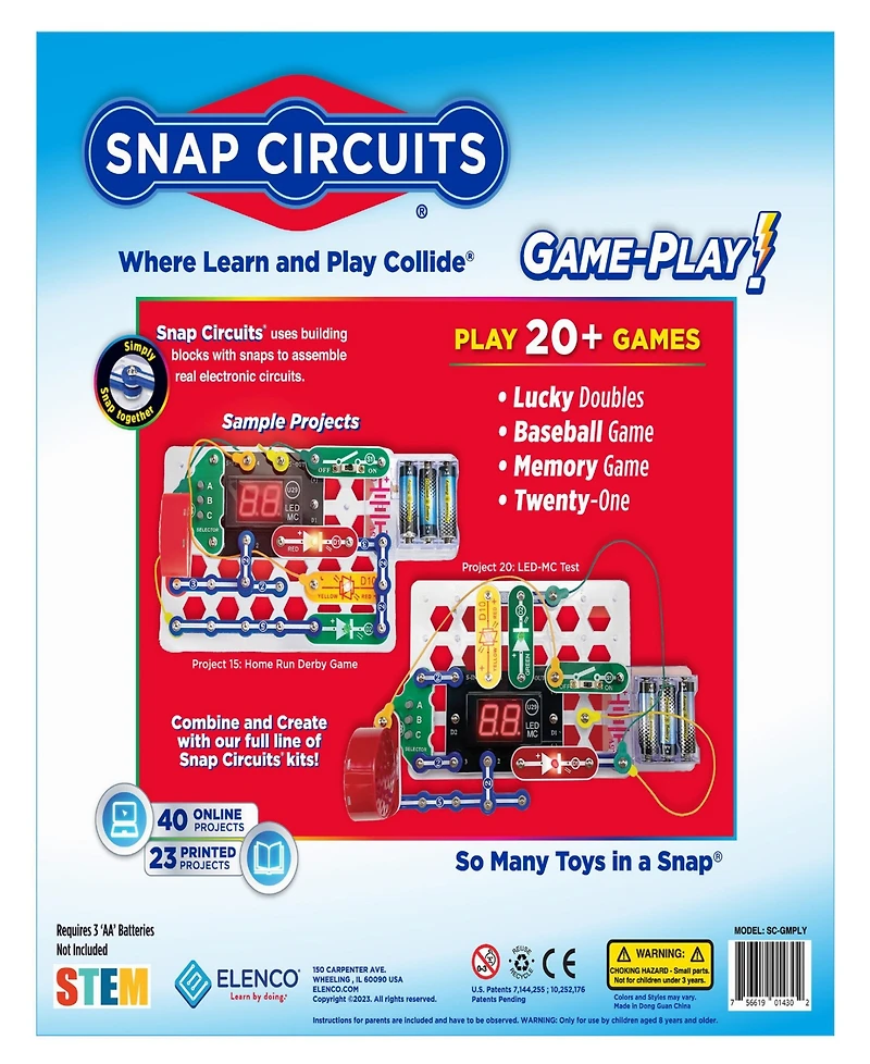 Elenco Snap Circuits Game Play Building Kit
