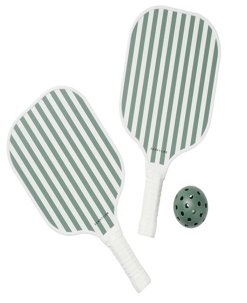 Sunnylife The Vacay Olive Pickleball Set