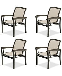 Bartow Outdoor Dining Chairs, Set of 4, Created for Macy's