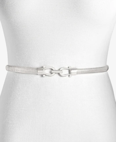 Giani Bernini Horsebit Cobra Stretch Metal Belt