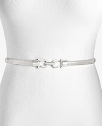 Giani Bernini Horsebit Cobra Stretch Metal Belt