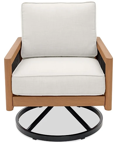 Closeout! Baxley Outdoor Swivel Chair, Created for Macys