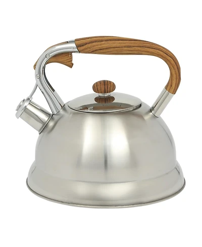 Mr. Coffee Woodmont 2-Quart Stainless Steel Tea Kettle w/ Wood Handle