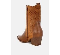 Prosia Woven Cowboy Boots