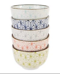 Rsvp International 5 oz. Japanese Porcelain Bowls, Set of 5