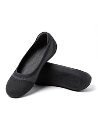 Dearfoams Women's Misty Ballet Flat Lightweight Slip Ons