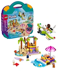 Lego Friends Creative Beach and Travel Suitcase Toy Building Set 42672, 188 Pieces