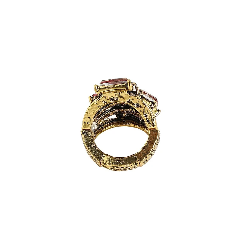 Stacked Stone Cocktail Ring