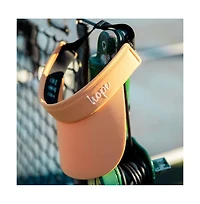 Women's Adjustable Band Sport Visor - Light Orange