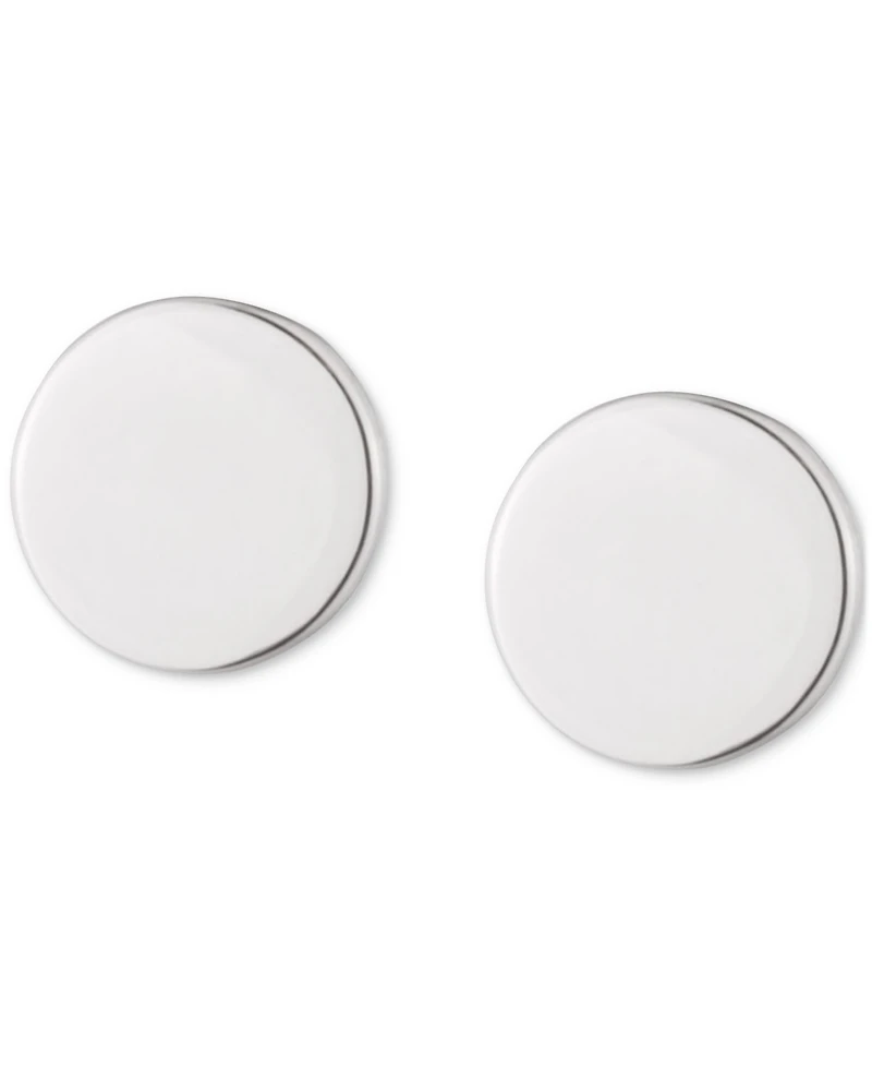 Lauren Ralph Lauren Sterling Silver Disc Stud Earrings