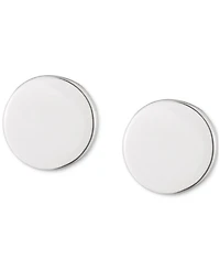 Lauren Ralph Lauren Sterling Silver Disc Stud Earrings
