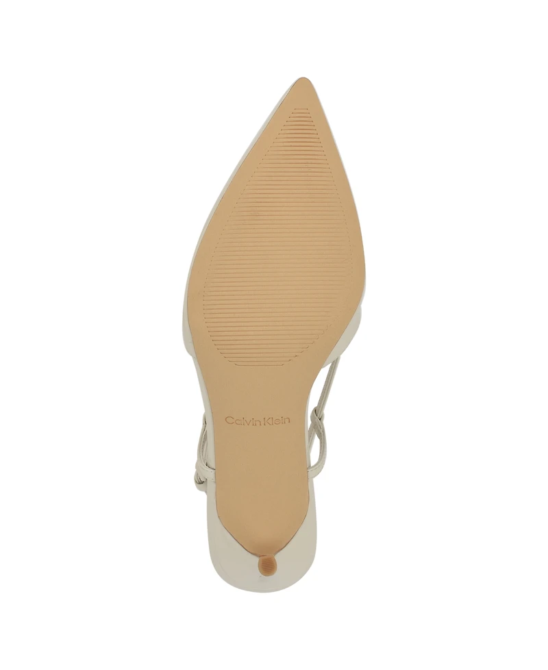 Calvin Klein Women's Jesa Pointy Toe Dress Slingback Pumps