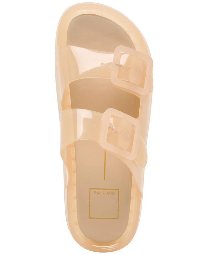 Dolce Vita Women's Julio Jelly Double-Band Footbed Sandals