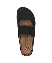 White Mountain Women's Bassi Round Toe Mules