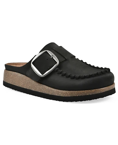 White Mountain Women's Bayberry Round Toe Mules
