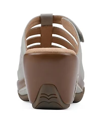 White Mountain Women's Valencia Slip-On Clog Sandals