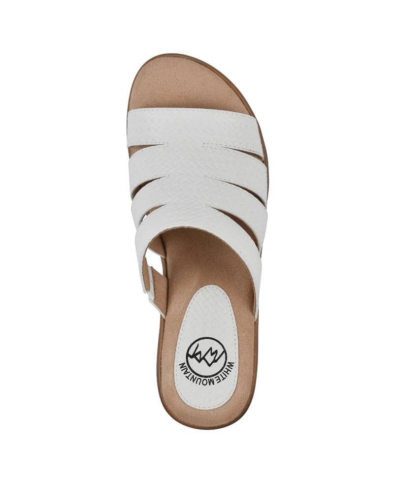 White Mountain Women's Valora Slip-On Clog Sandals