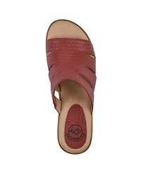 White Mountain Women's Valora Slip-On Clog Sandals