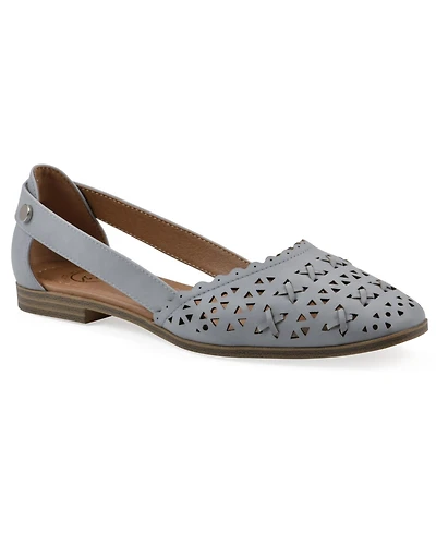 White Mountain Women's Nobler Pointed Toe Flats