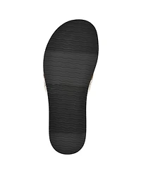 White Mountain Women's Maxim Round Toe Flat Sandals