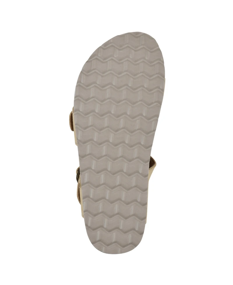 White Mountain Women's Grams Round Toe Flat Sandals