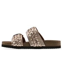 White Mountain Women's Hey Round Toe Flat Sandals