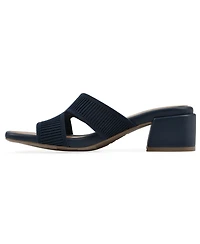 White Mountain Women's Milled Round Toe Dress Sandals