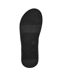 White Mountain Women's Basket Round Toe Flat Sandals