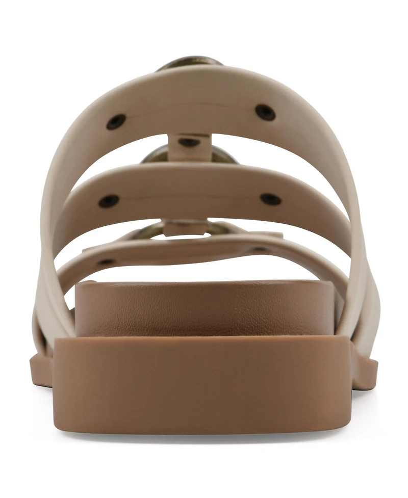 White Mountain Women's Koala Slip-On Flat Sandals