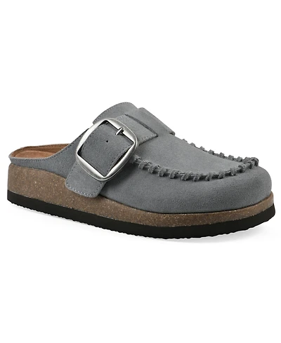White Mountain Women's Bayberry Round Toe Mules