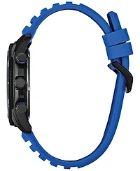Citizen Men's Sport Casual Brycen Blue Silicone Strap Watch 44.8mm