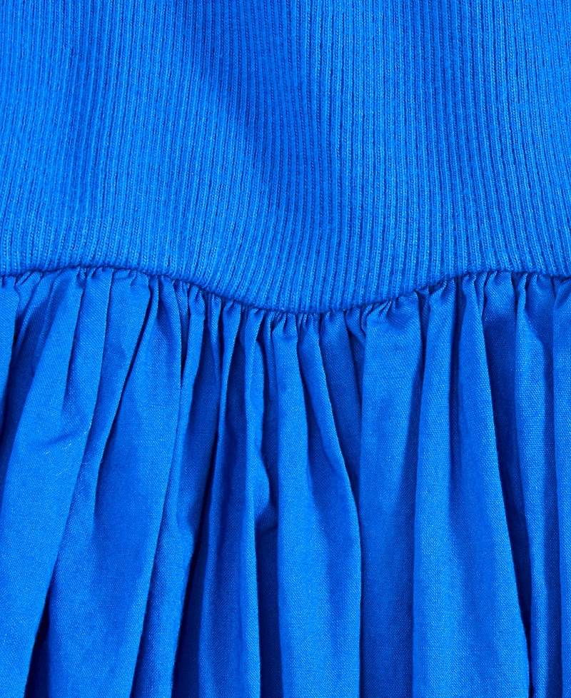 On 34th Women's Mixed-Media Short-Sleeve Midi Dress, Exclusively at Macy's