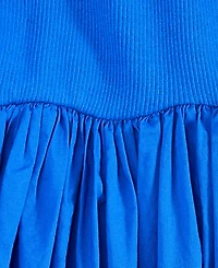 On 34th Women's Mixed-Media Short-Sleeve Midi Dress, Exclusively at Macy's
