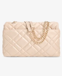 I.n.c. International Concepts Ajae Champagne Pearlized Quilted Shoulder Bag, Exclusively at Macy's