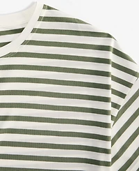 On 34th Women's Knit Easy Short-Sleeve Striped T-Shirt, Exclusively at Macy's