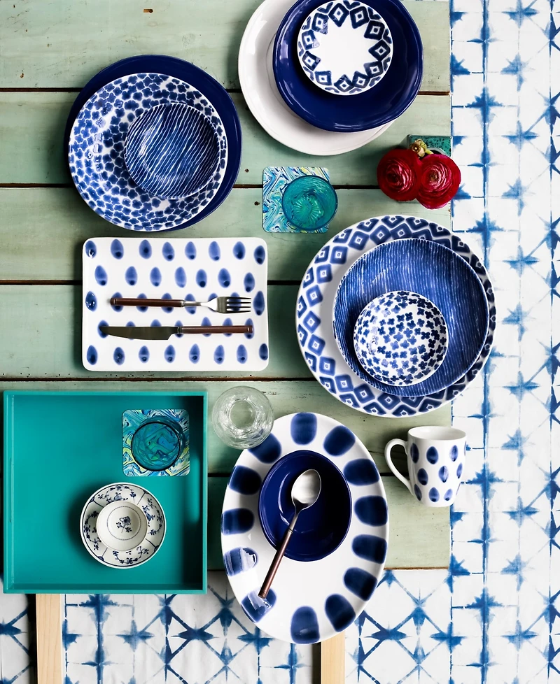 Vietri Santorini 3 Piece Serveware Set