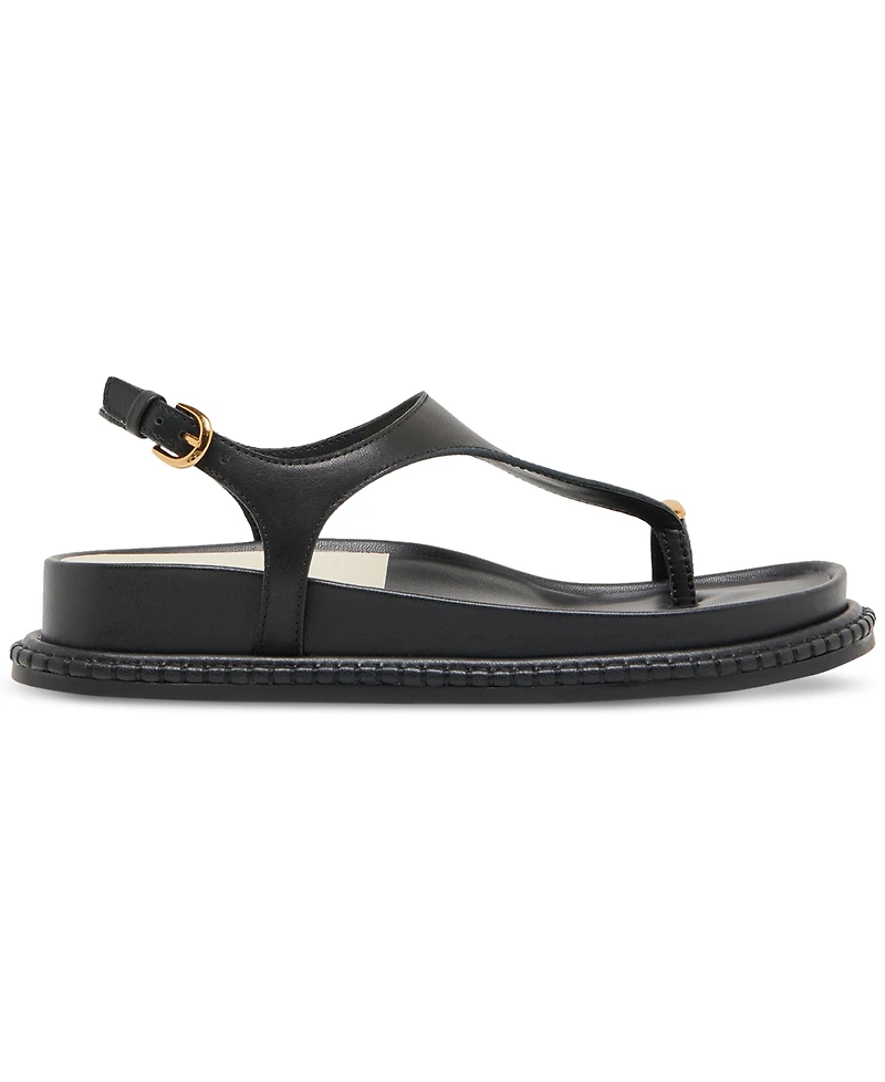 Dolce Vita Women's Stefan Toe Ring Thong Jewelry Footbed Flat Sandals