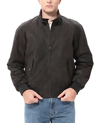 Landing Leathers Big & Tall Men Wwii Distressed Leather Bomber Jacket