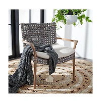 Collette Rattan Accent Chair W/ Cushion