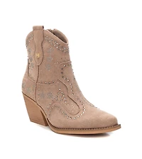 Women's Italian Western Suede Booties By Xti