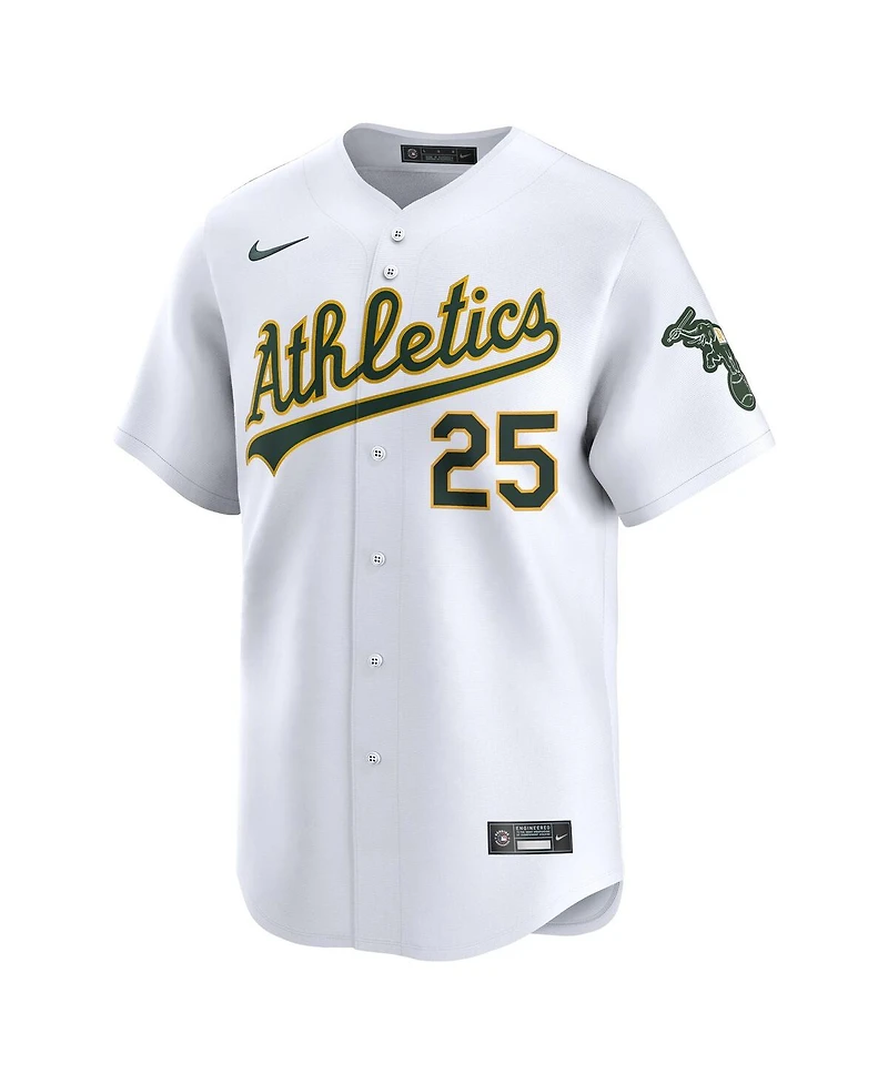 Nike Men's Brent Rooker White Athletics Home Limited Player Jersey