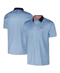 Puma Men's Blue Kentucky Derby Kentucky Derby Pique Gingham Polo