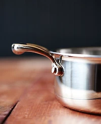 Heritage Steel Titanium Series Fully Cladded 5-Quart Sauteuse with Lid