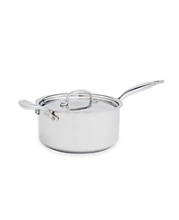Heritage Steel Titanium Series Fully Cladded 4-Quart Saucepan with Lid