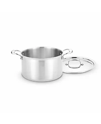 Heritage Steel Titanium Series Fully Cladded 8-Quart Stock Pot with Lid