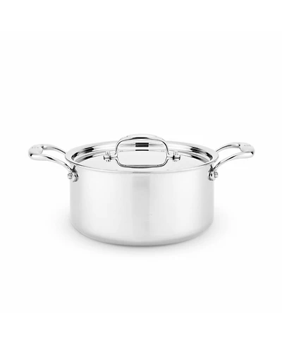 Heritage Steel Titanium Series Fully Cladded 4-Quart Sauce Pot with Lid