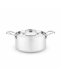Heritage Steel Titanium Series Fully Cladded 4-Quart Sauce Pot with Lid