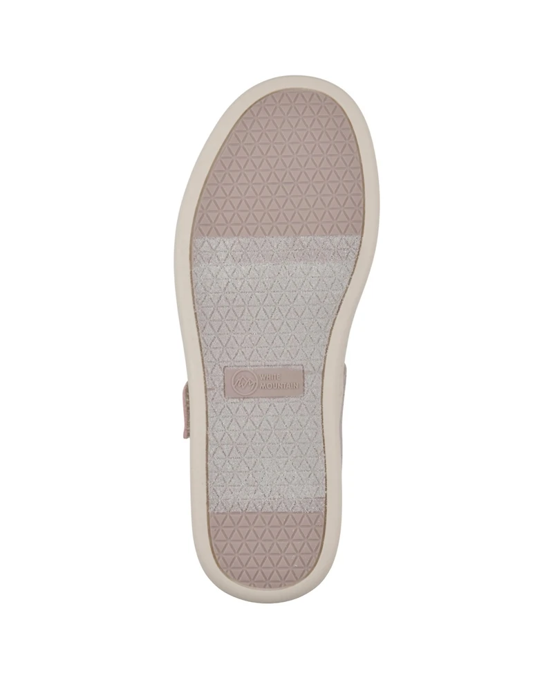 White Mountain Women's Doubles Round Toe Sneakers