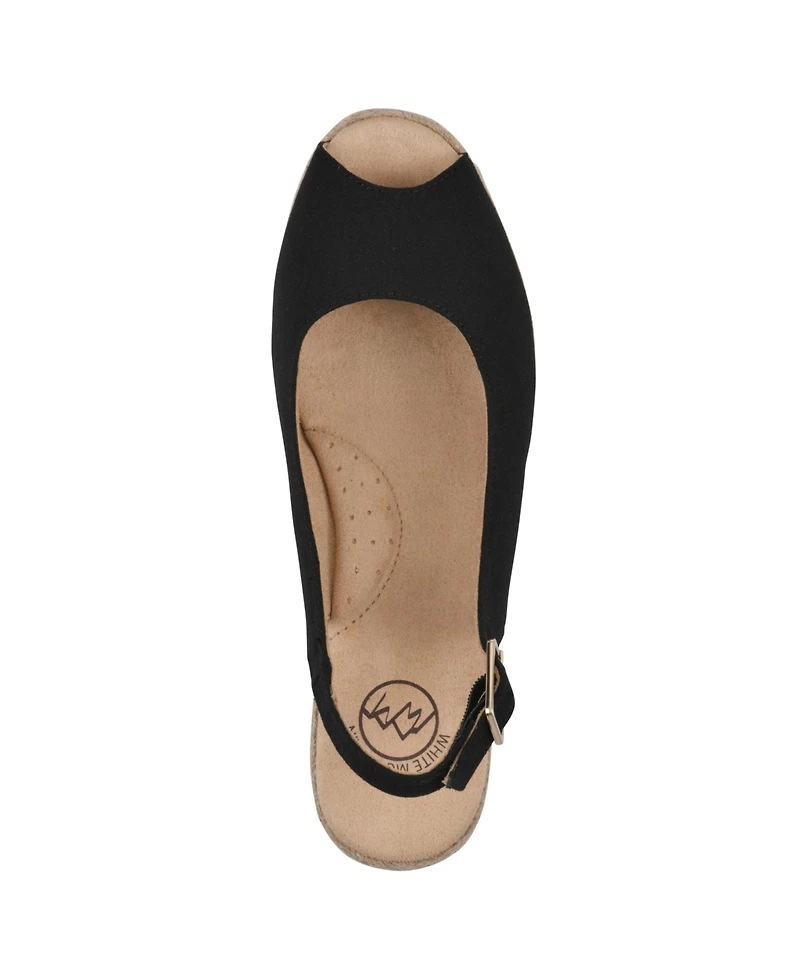 White Mountain Women's Maize Espadrille Wedge Sandals